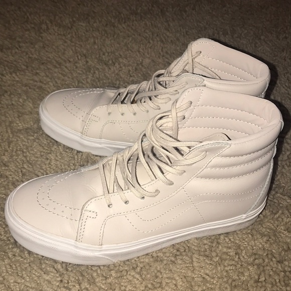 vans high tops cream